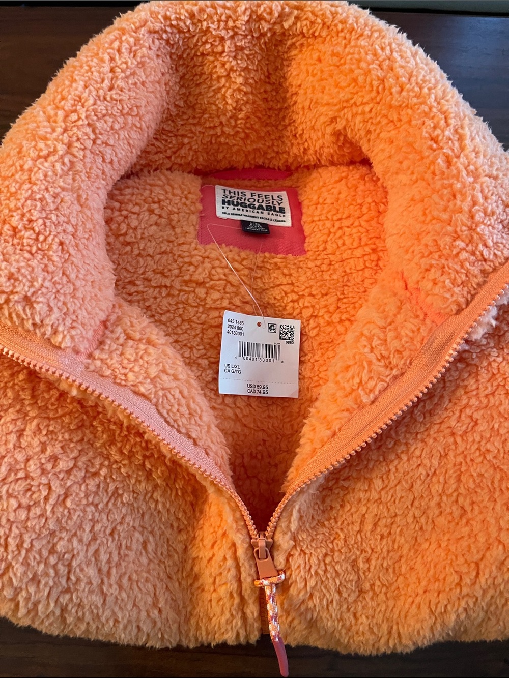American Eagle Cozy Sherpa Half-Zip Pullover